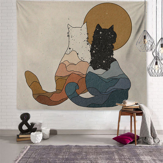 Plush Bedroom Bedside Tapestry