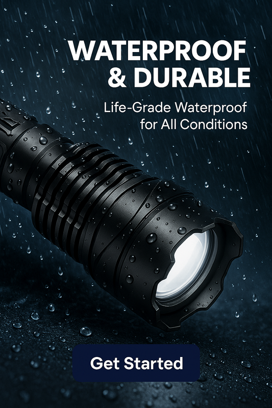 Ultra-bright Multi-function Flashlight - A Must-have For Outdoor Adventures And Rescues, Portable, Durable, And Available In A Variety Of Types