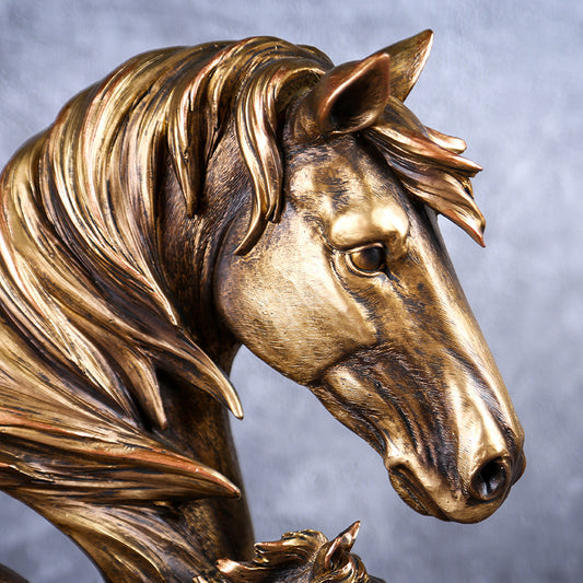 Bronze Horse Sculpture