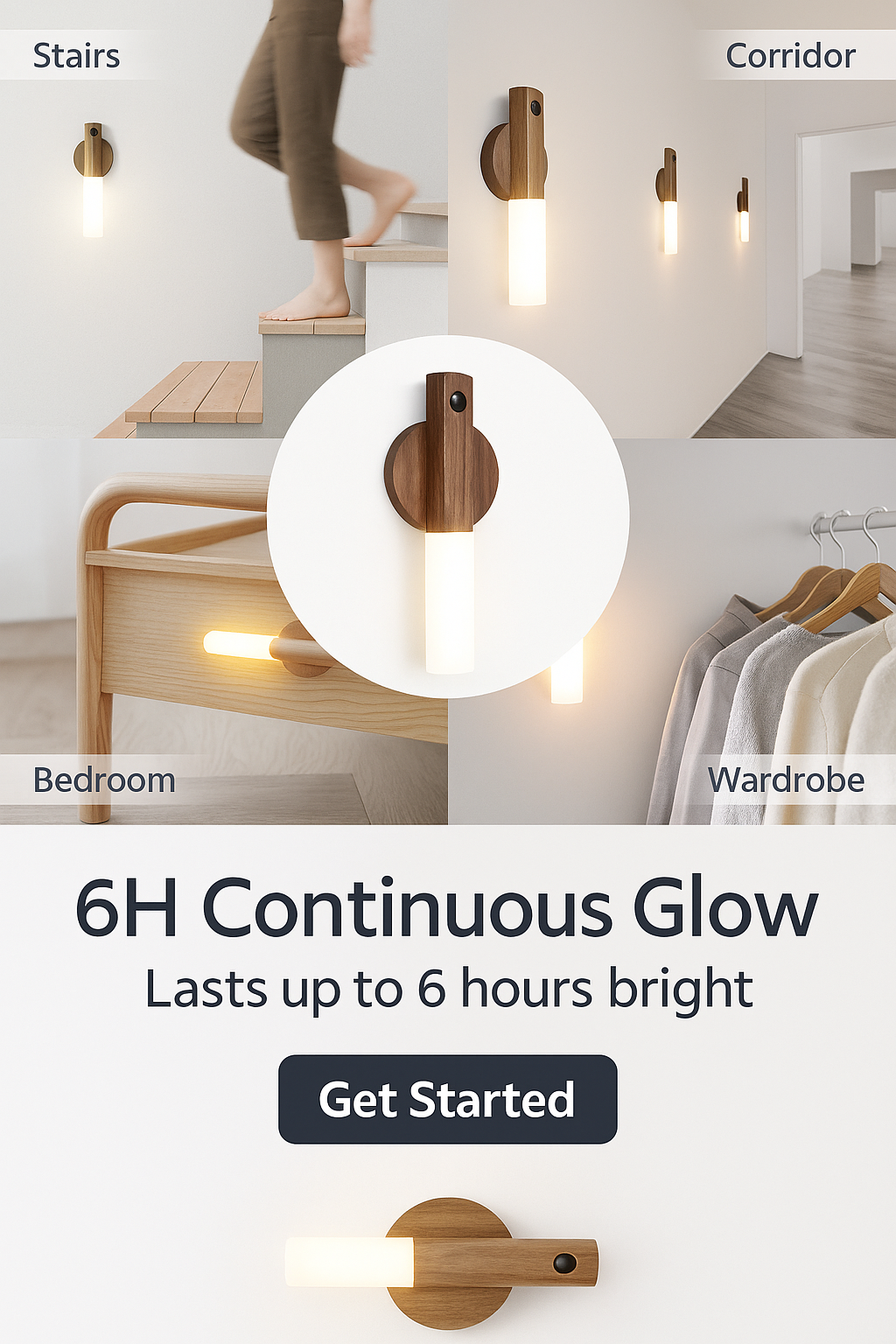 Auto LED Magnetic Wireless Night Light