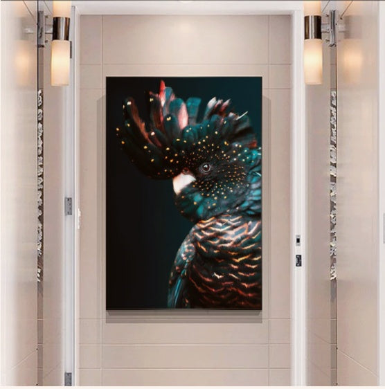 Animal Print Canvas Painting