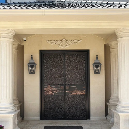 Black Outdoor Wall Light