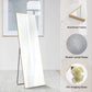 Floor Standing Mirror With Stand & Aluminum Alloy Thin Frame