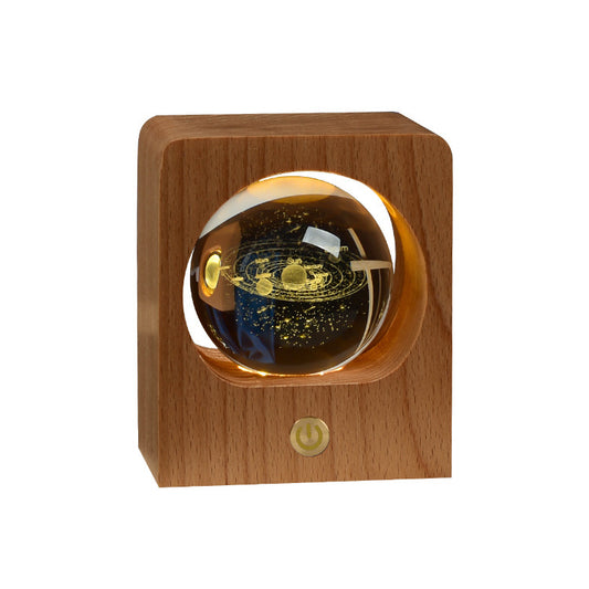 Beech Crystal Ball LED Night Light