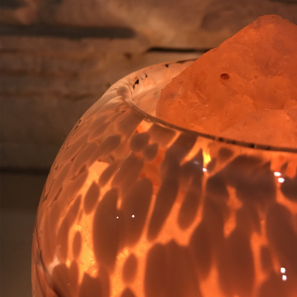 Hand-Blown Glass Bedroom Night Light