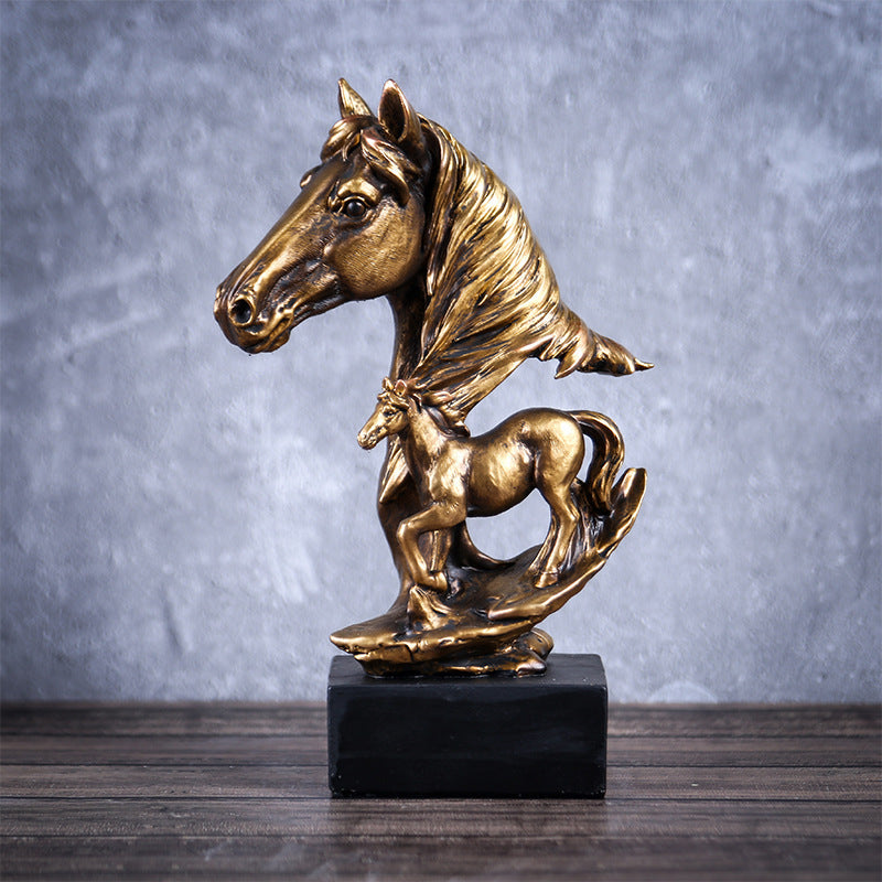 Bronze Horse Sculpture