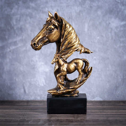 Bronze Horse Sculpture