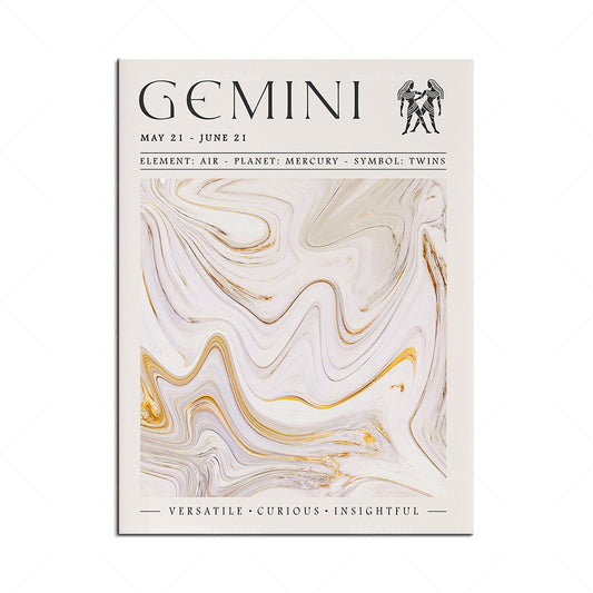 Abstract Aesthetic Canvas Poster