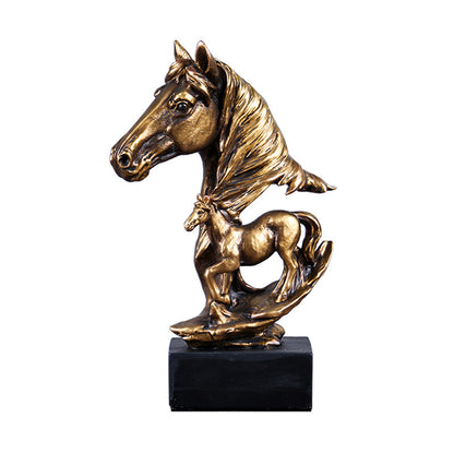 Bronze Horse Sculpture