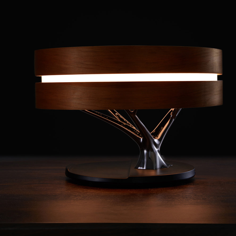 Round Intelligent Bluetooth Speaker Bed Lamp
