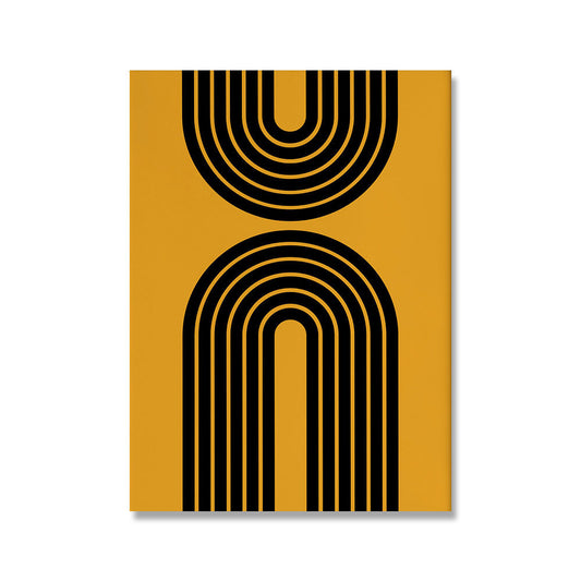 Mid-Century Modern Abstract Canvas Painting