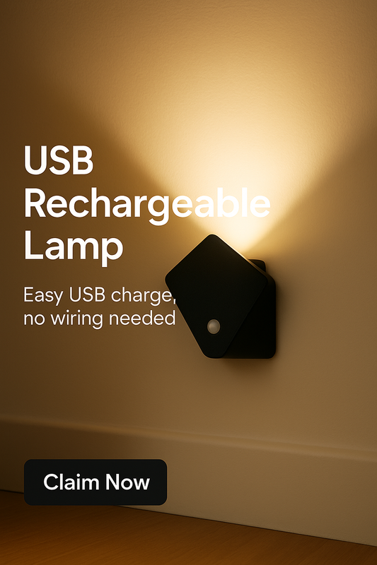Wireless USB Rechargeable Motion Sensor Wall Lamp