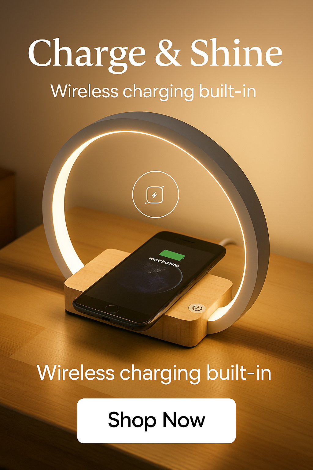 Multifunctional Wireless Charging Table Lamp