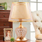 Crystal Glass Bedroom Bedside Lamp