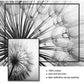 Frameless Abstract Dandelion Canvas Painting
