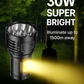 Super Bright Led Torch Light Flashlight Outdoor 30W, USB Rechargeable 1500mAh Led Torch, Mini Flashlight Home Emergency Light