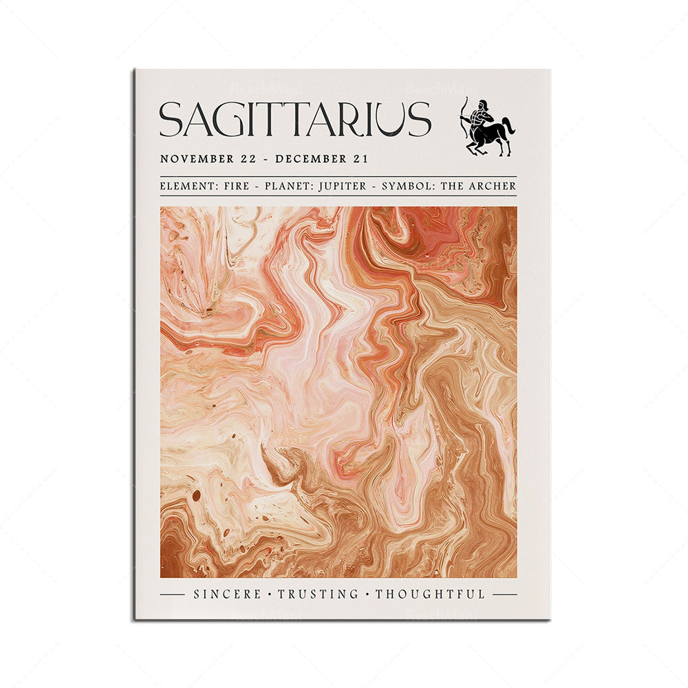 Abstract Aesthetic Canvas Poster