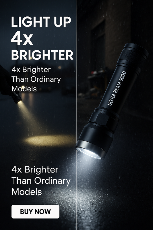 Ultra-bright Multi-function Flashlight - A Must-have For Outdoor Adventures And Rescues, Portable, Durable, And Available In A Variety Of Types
