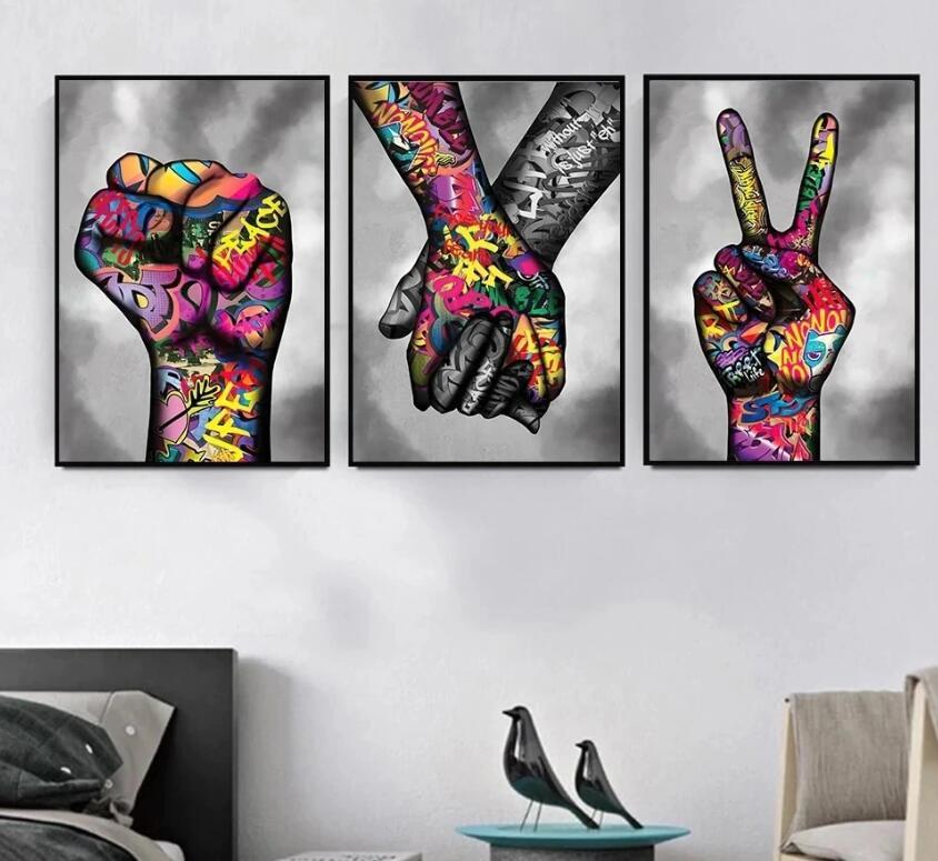Hand-Modern Canvas Painting