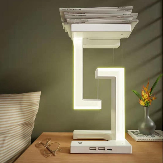 Floating Magnetic Wireless Charging Table Lamp