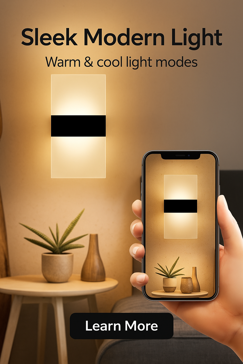 USB Rechargeable Indoor Motion Sensor Wall Lamp