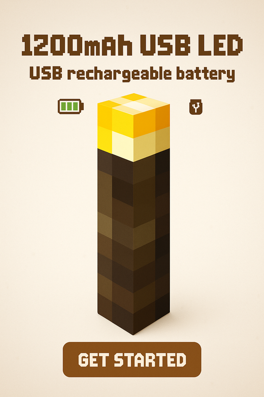 Minecraft Game LED Night Light