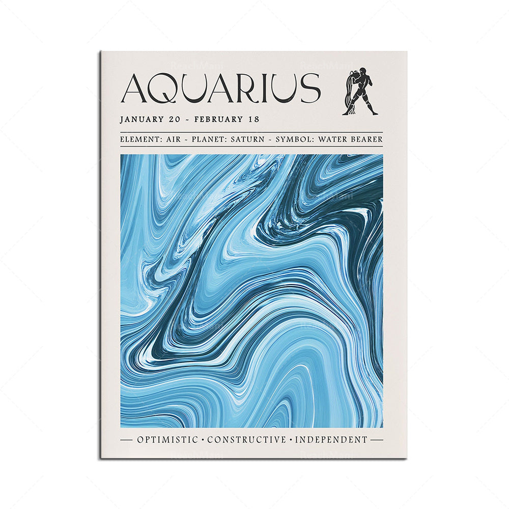 Abstract Aesthetic Canvas Poster