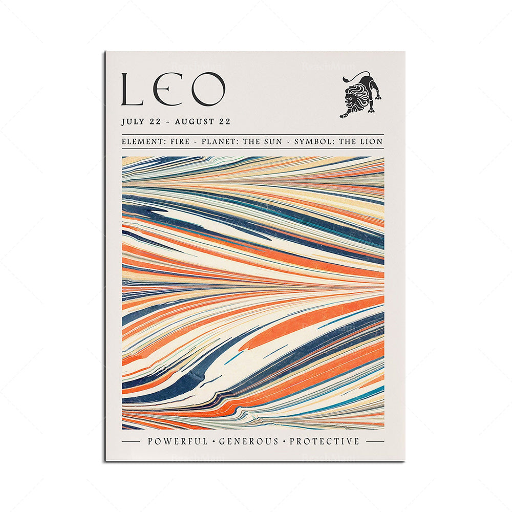 Abstract Aesthetic Canvas Poster