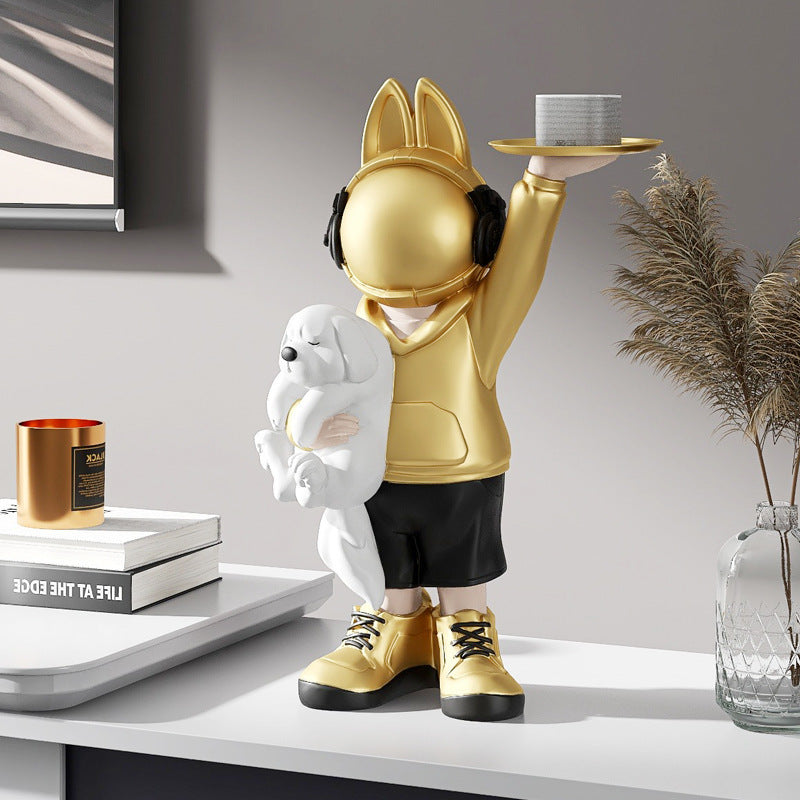 Astronaut Rabbit Figurine