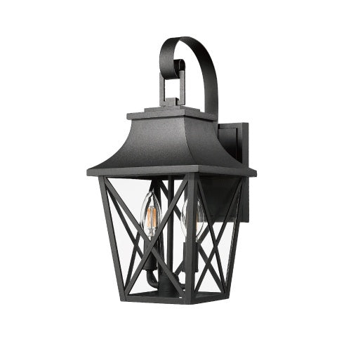 Black Outdoor Wall Light