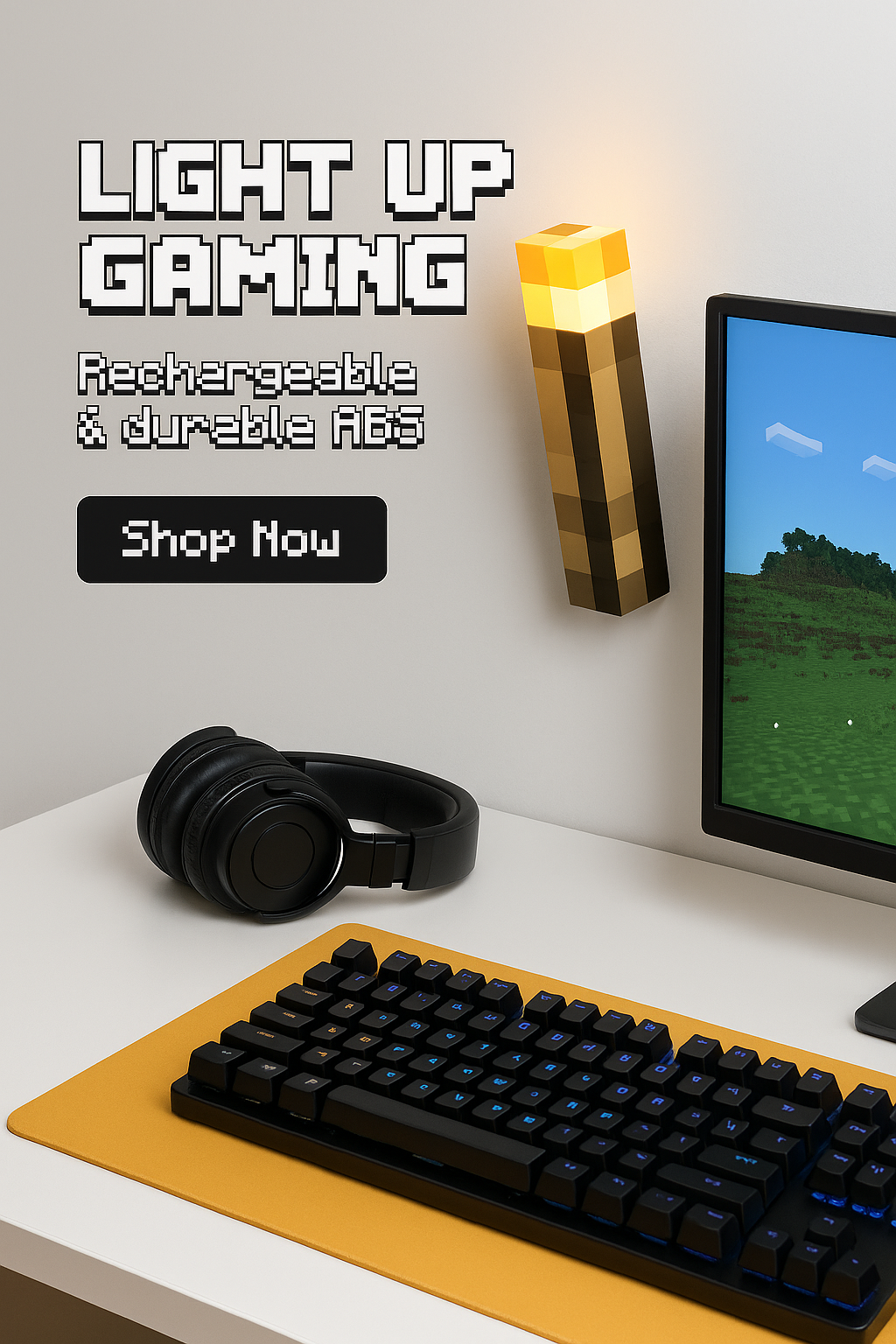 Minecraft Game LED Night Light