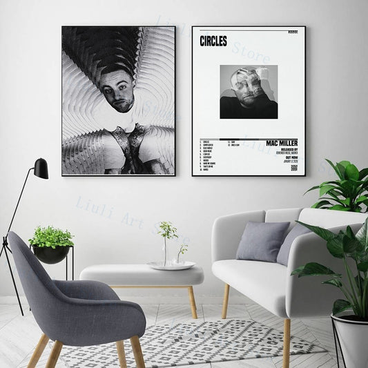 Vintage Abstract Canvas Painting