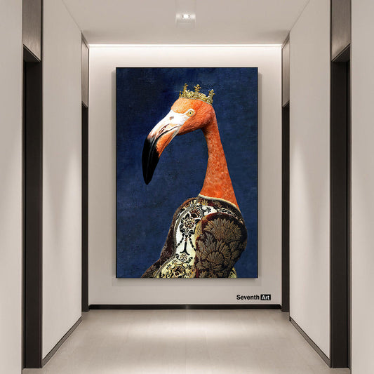 Black Wildlife Canvas Poster