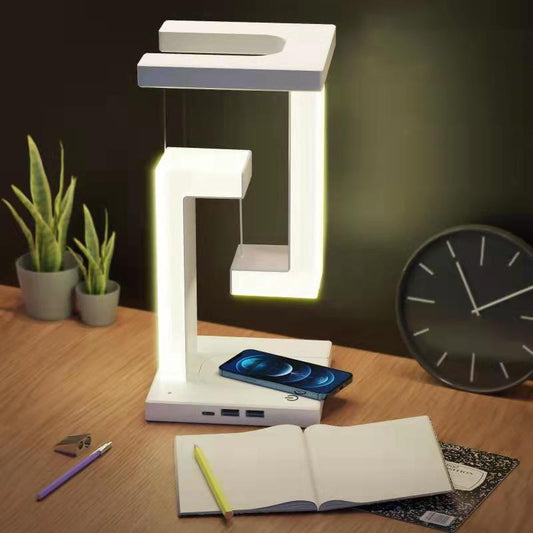 Floating Magnetic Wireless Charging Table Lamp